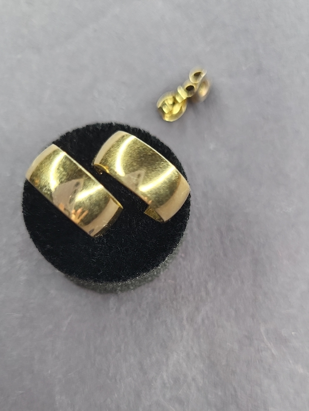 Gold Half Hoop Earrings